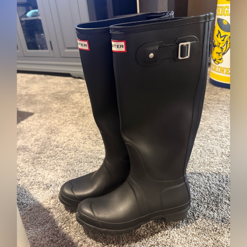 Like New Zip Up Hunter Boots